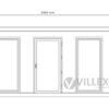 Bürocontainer Villex Medium Wood Pavillon 3.0