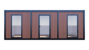 Bürocontainer Villex Mega Wood Pavillon 2.0