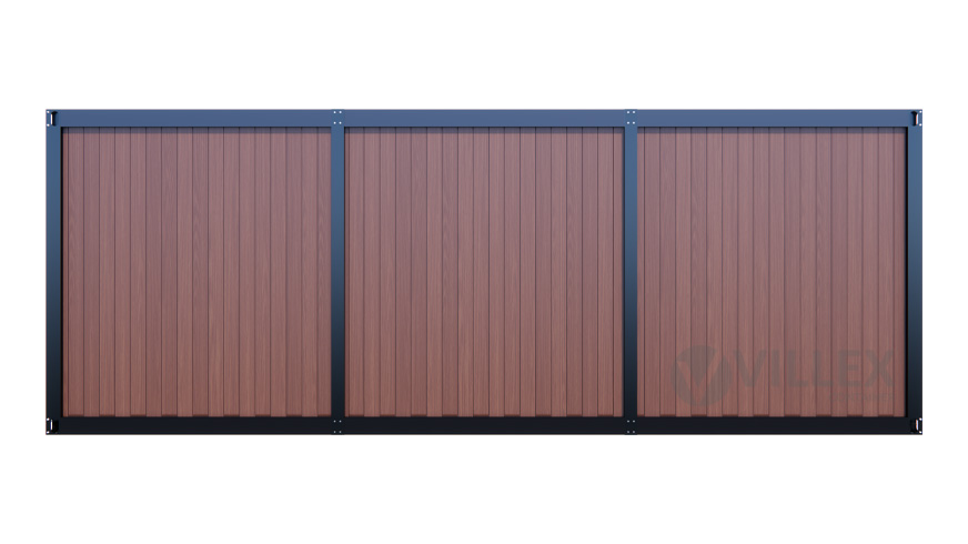 Bürocontainer Villex Mega Wood Pavillon 2.0