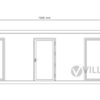 Bürocontainer Villex Mega Wood Pavillon 2.0