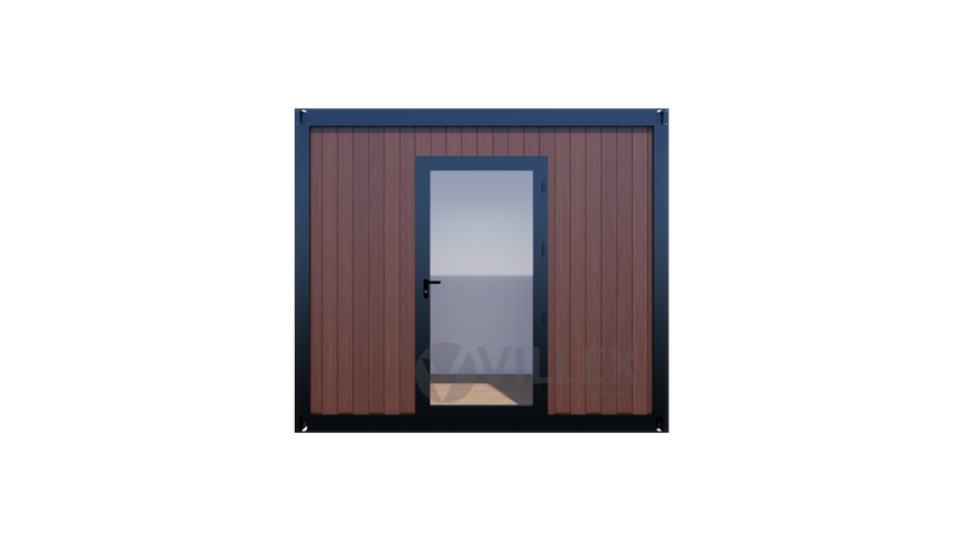 Bürocontainer Villex Mikro Wood Pavillon 2.0