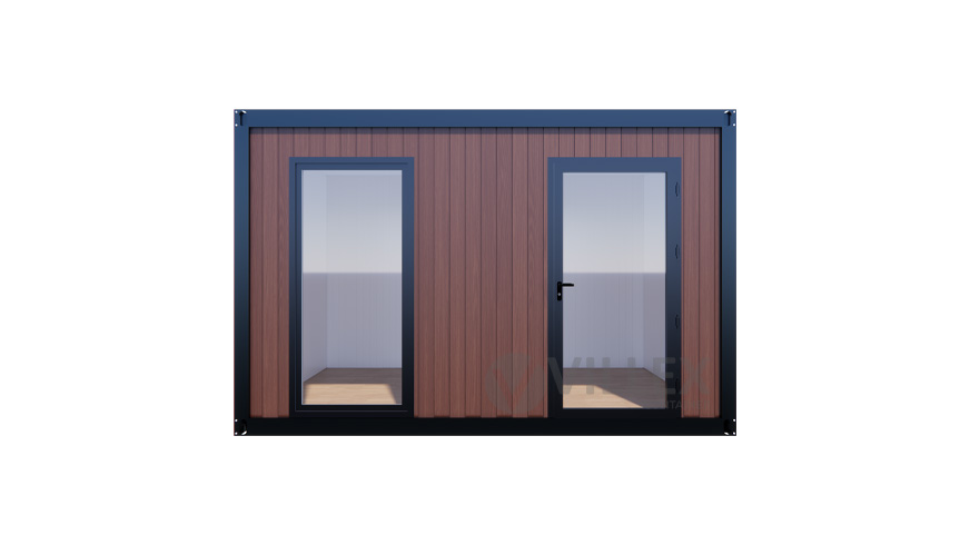 Bürocontainer Villex Mini Wood Pavillon 3.0