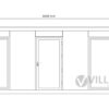 Bürocontainer Villex Standard Wood Pavillon 2.0