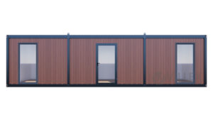 Bürocontainer Villex Ultra Giant Wood Pavillon 2.0