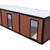Bürocontainer Villex Ultra Giant Wood Pavillon 2.0