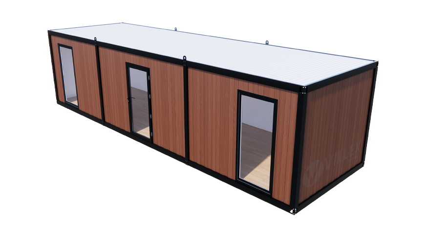 Bürocontainer Villex Ultra Giant Wood Pavillon 2.0
