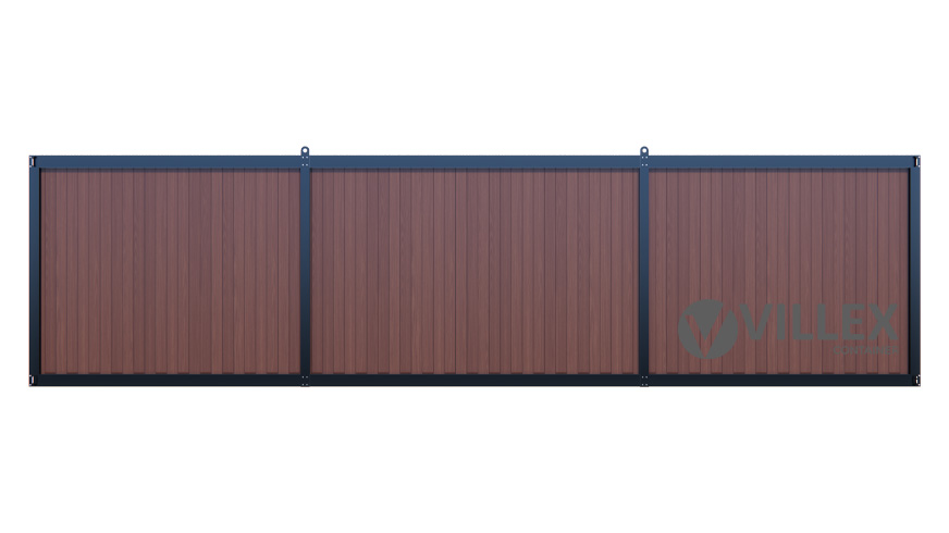 Bürocontainer Villex Ultra Giant Wood Pavillon 2.0