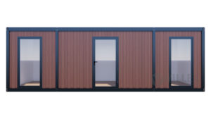 Bürocontainer Villex Ultra Wood Pavillon 2.0