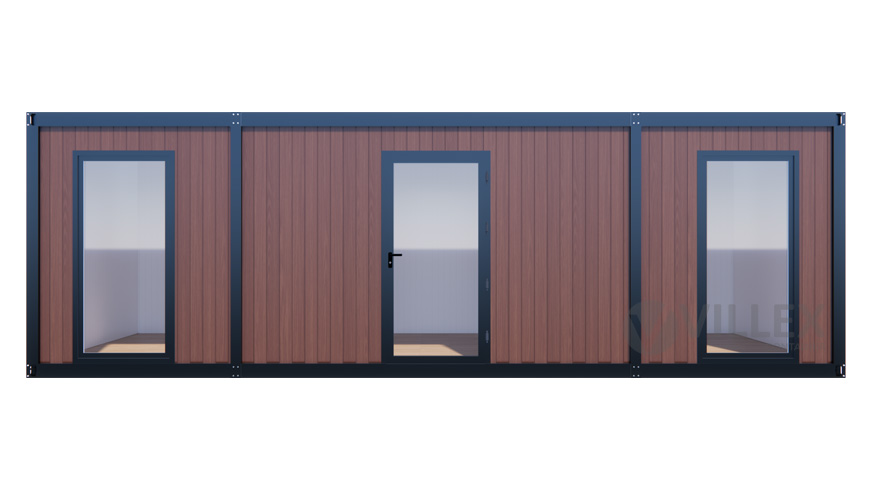 Bürocontainer Villex Ultra Wood Pavillon 2.0