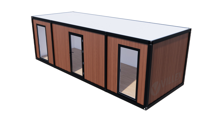 Bürocontainer Villex Ultra Wood Pavillon 2.0