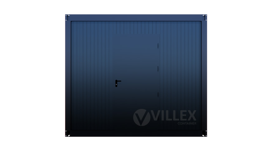 Bürocontainer Villex Mega Glas Cube Nero 1.0