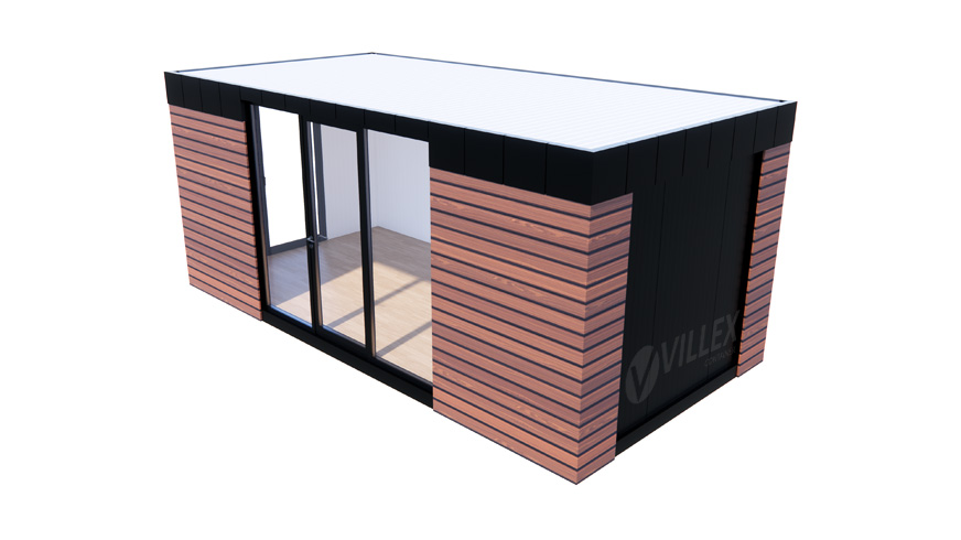 Bürocontainer Villex Big Wood Pavillon 3.0