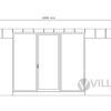 Bürocontainer Villex Big Wood Pavillon 3.0