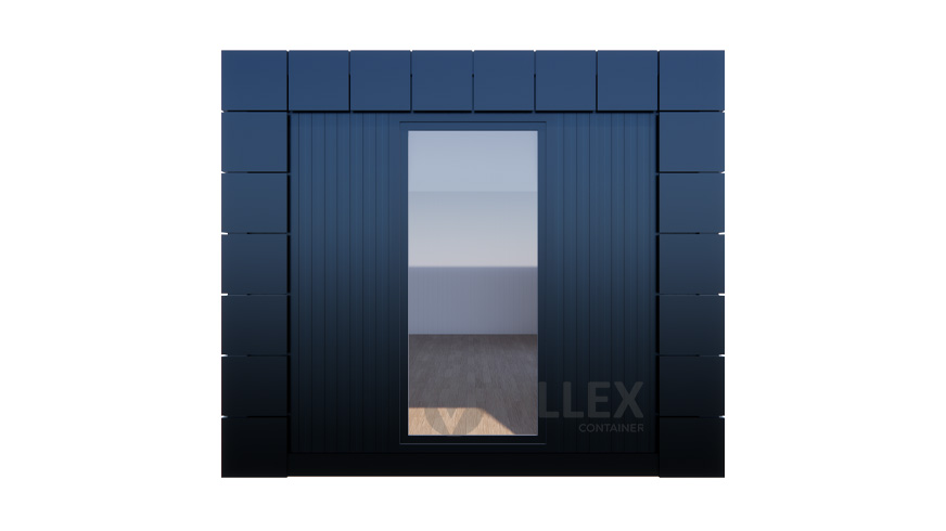 Bürocontainer Villex Giant Block-Line Black 2.0