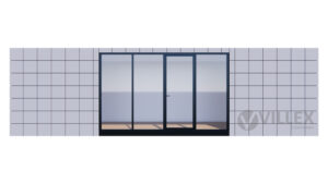 Bürocontainer Villex Giant Block-Line Grey 2.0