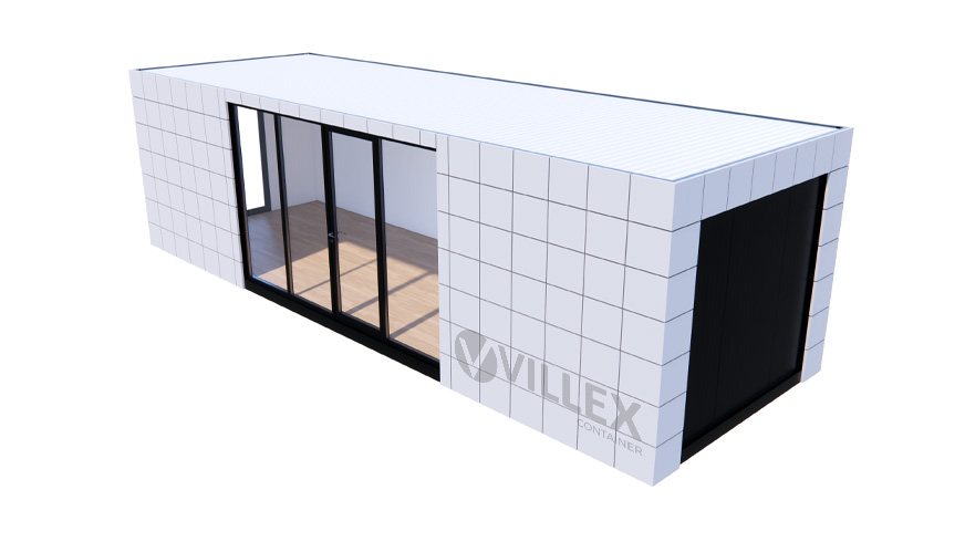 Bürocontainer Villex Giant Block-Line Grey 2.0