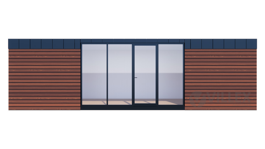 Bürocontainer Villex Giant Wood Pavillon 3.0