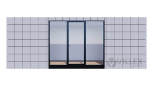 Bürocontainer Villex Mega Block-Line Grey 2.0