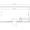 Bürocontainer Villex Mega Block-Line Grey 2.0