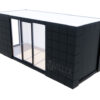 Bürocontainer Villex Standard Block-Line Black 2.0