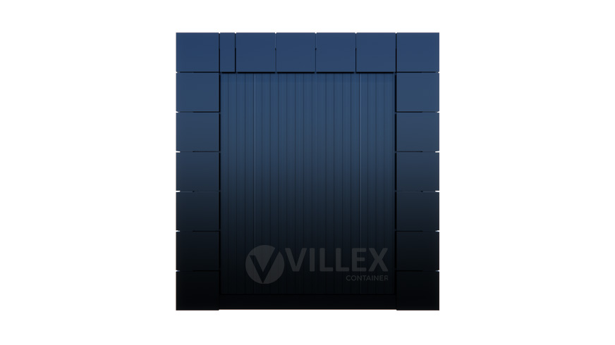 Bürocontainer Villex Standard Block-Line Black 2.0