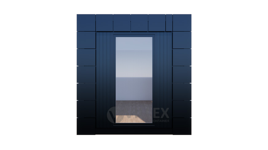 Bürocontainer Villex Standard Block-Line Black 2.0