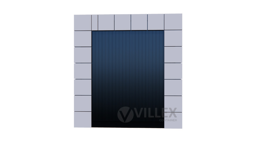 Bürocontainer Villex Standard Block-Line Grey 2.0