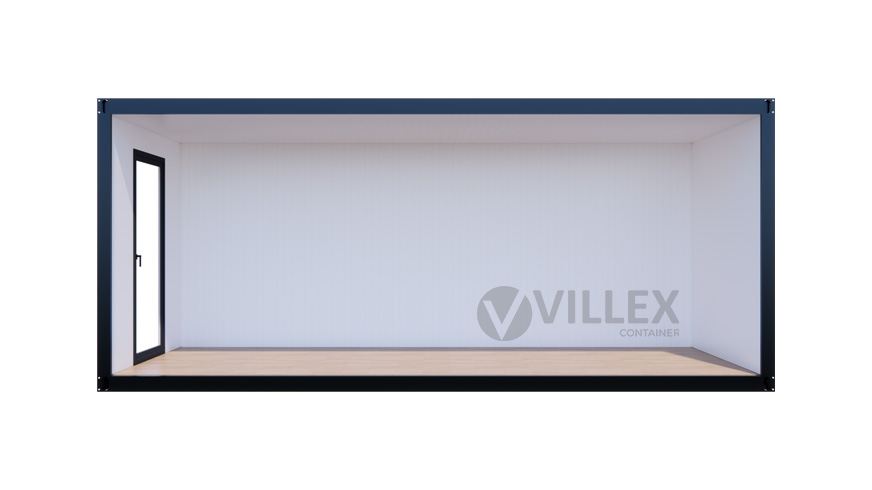 Bürocontainer Villex Standard Block-Line Grey 2.0