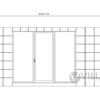 Bürocontainer Villex Standard Block-Line Grey 2.0