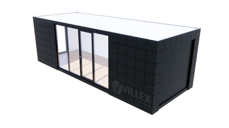 Bürocontainer-Villex-Ultra-Block-Line-Black-2.0-10 Bürocontainer Villex Ultra Block-Line Black 2.0