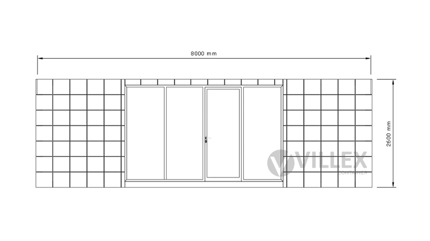 Bürocontainer-Villex-Ultra-Block-Line-Black-2.0-9 Bürocontainer Villex Ultra Block-Line Black 2.0