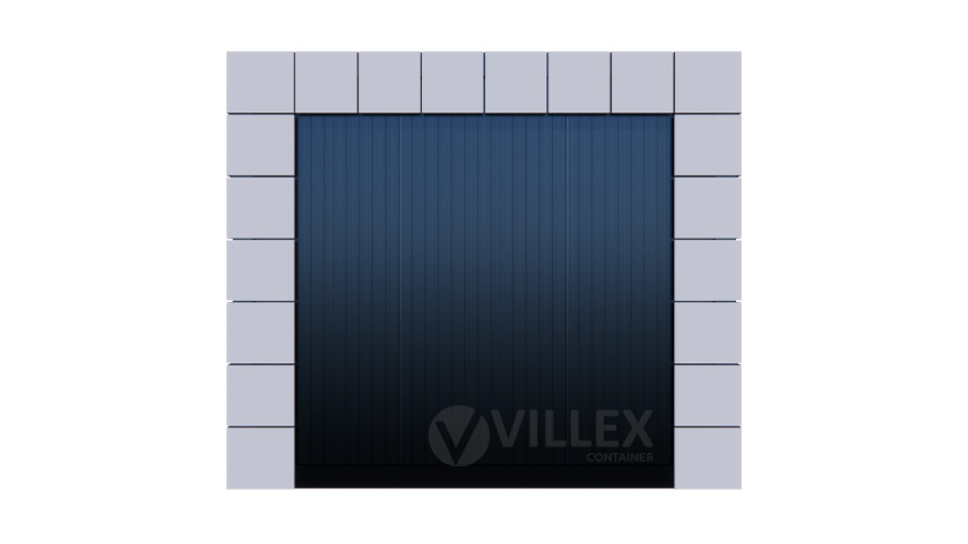 Bürocontainer Villex Ultra Block-Line Grey 2.0