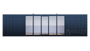 Bürocontainer Villex Ultra Giant Block-Line Black 2.0