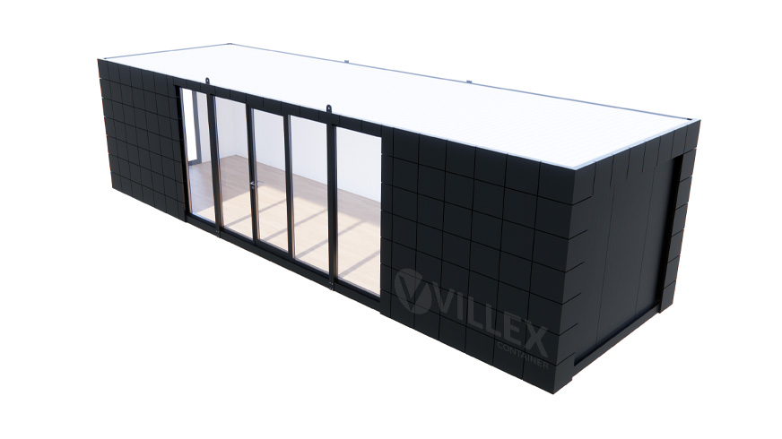 Bürocontainer Villex Ultra Giant Block-Line Black 2.0