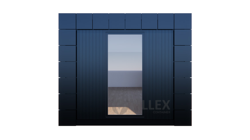 Bürocontainer Villex Ultra Giant Block-Line Black 2.0