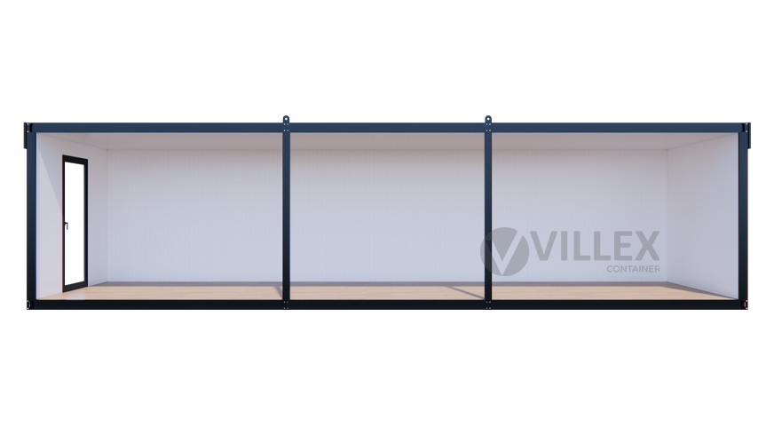 Bürocontainer Villex Ultra Giant Block-Line Black 2.0