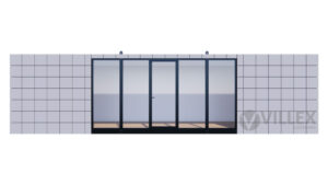 Bürocontainer Villex Ultra Giant Block-Line Grey 2.0