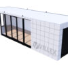 Bürocontainer Villex Ultra Giant Block-Line Grey 2.0