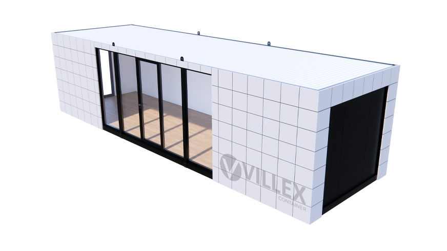 Bürocontainer Villex Ultra Giant Block-Line Grey 2.0