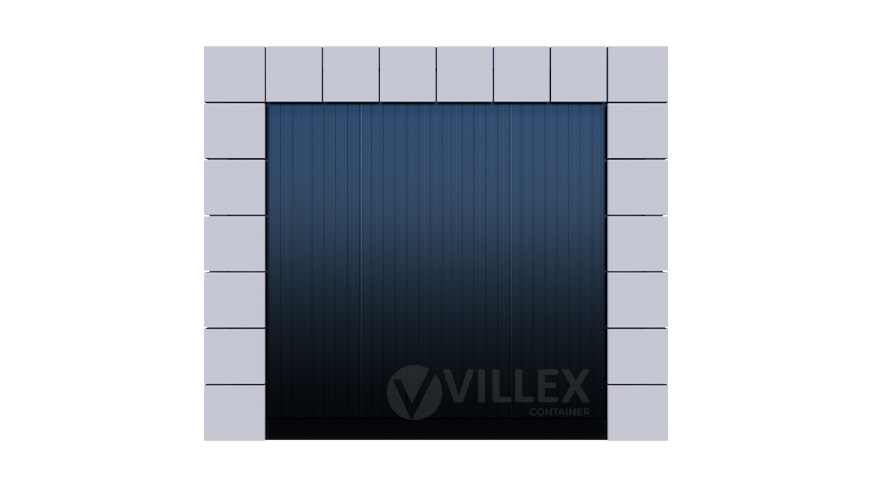 Bürocontainer Villex Ultra Giant Block-Line Grey 2.0