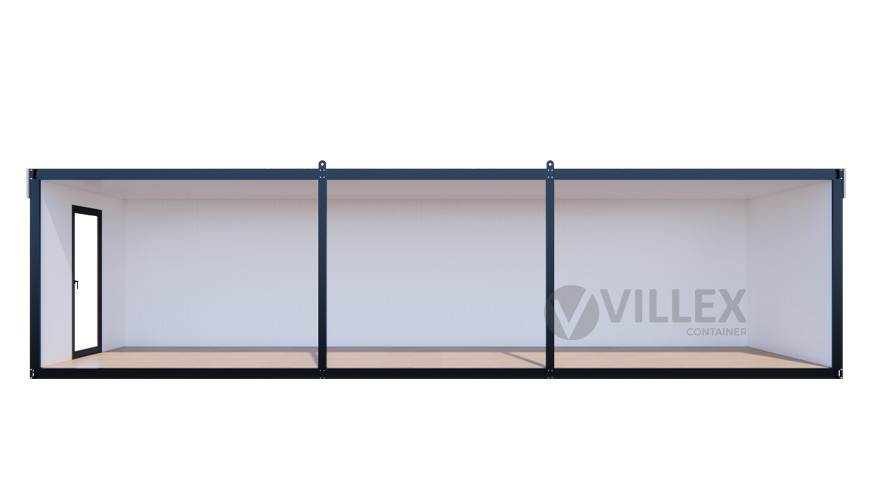 Bürocontainer Villex Ultra Giant Block-Line Grey 2.0