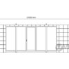 Bürocontainer Villex Ultra Giant Block-Line Grey 2.0