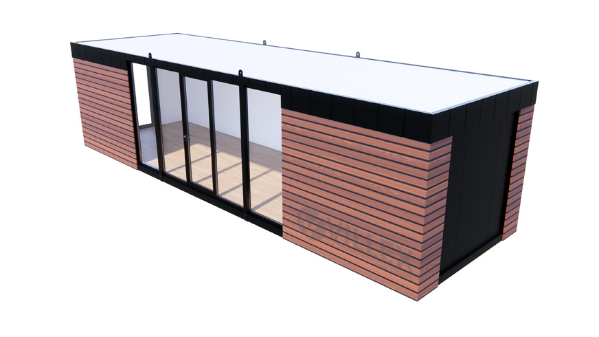 Bürocontainer Villex Ultra Giant Wood Pavillon 3.0