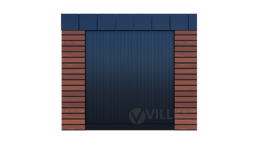Bürocontainer Villex Ultra Wood Pavillon 3.0