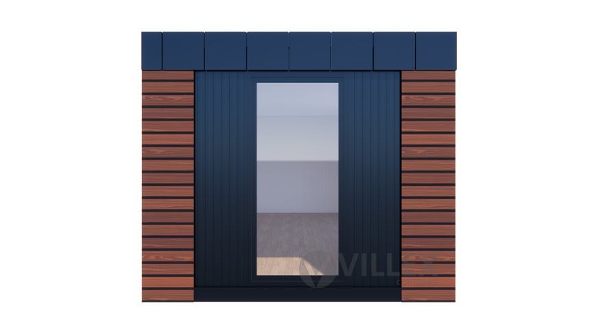 Bürocontainer Villex Ultra Wood Pavillon 3.0