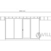Bürocontainer Villex Ultra Wood Pavillon 3.0